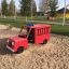 Jouet Fire brigade truck de l’aire de jeux.