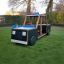 Structure de terrain de jeu Police car en bois et en plastique