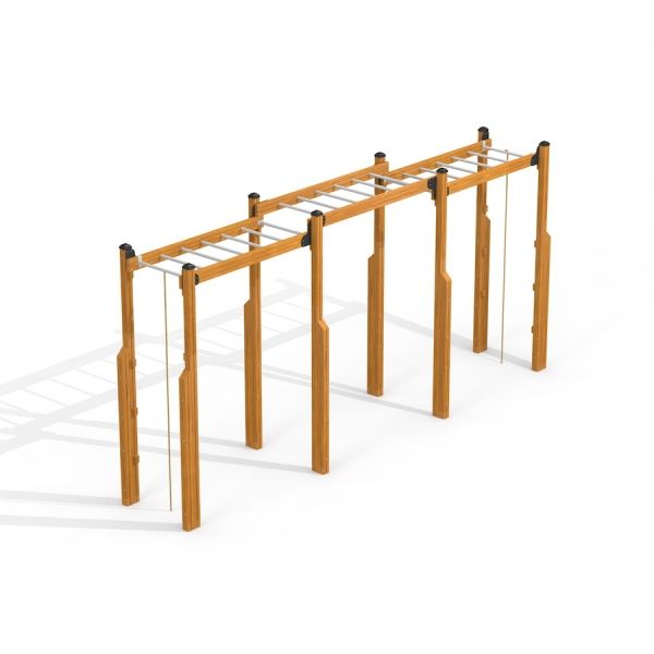 Équipement de jeu extérieur Horizontal Ladder Large.