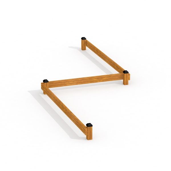 Poutre en bois Balance pour terrain de jeu.