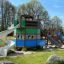 Structure de jeu extérieure Majestic ship with slide