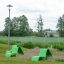 Vert Lounge chair pour assises de terrain de jeu sur pelouse
