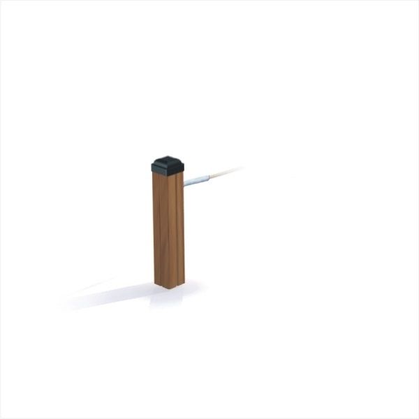 Bois Buffer (single unit) avec une fixation par câble.