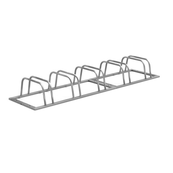 Bike Parking I avec cinq emplacements pour vélos.