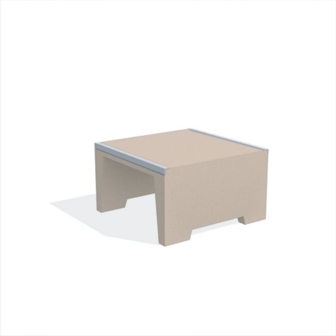 Jeu d’extérieur beige Box pour aires de jeux.