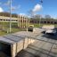 Équipement de jeu extérieur Box dans un parc.