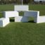 Blocs de jeu modulaires Multiarena dans un terrain de football