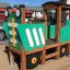 Structure de terrain de jeu Tractor with trailer pour enfants.