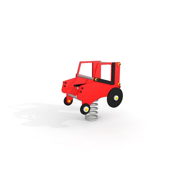 Jouet rouge Mini Tractor rocking avec base à ressort pour enfants