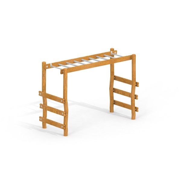 Horizontal Wooden Ladder Nature pour les aires de jeux.