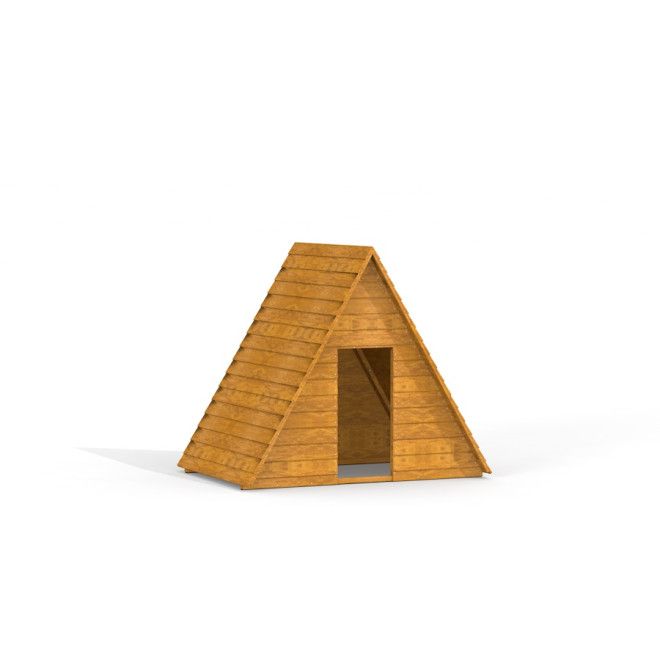 Small House maisonnette en bois avec toit triangulaire pour aire de jeux pour enfants