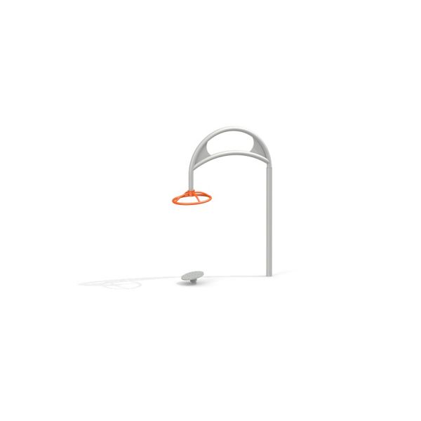 Panier de basket moderne pour aire de jeux de la collection Blossom.