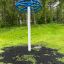 Aire de jeux Spinning Wheel dans un parc.