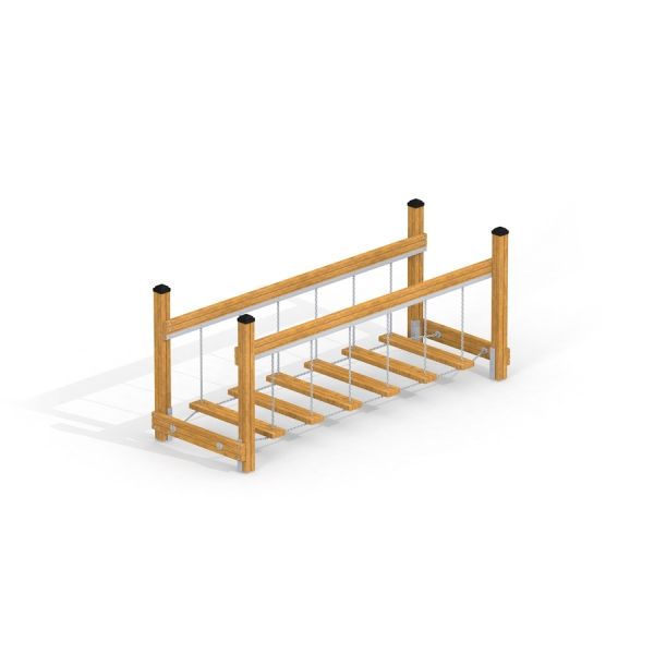 Chain Bridge en bois pour enfants.