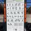 Panneau d'instructions pour équipement de fitness extérieur Information Board NAF montrant diverses positions d'exercice