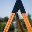 Structure en A en bois de Single swing.