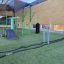 Espace de fitness extérieur avec Battle Rope Workout Set (Metal).