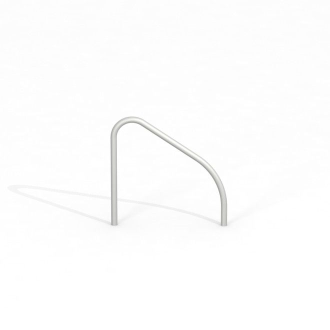 Slanted bicycle stand en métal pour équipement de aire de jeux extérieur