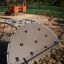 Mini Climber steel structure dans une aire de jeux