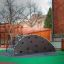 Mini Climber steel structure dans l'aire de jeux avec mur d'escalade et filet