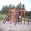 Structure de jeu extérieure pour enfants avec éléments d’escalade, nommée Kiosk.