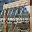 V-shape Net wooden playhouse pour enfants