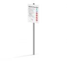 Metal Rules Sign Board