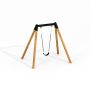Miniaturka Balançoire en bois avec siège Flexi  (2)
