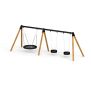 Miniaturka Balançoire Triple 2+1 nid d'oiseau Ø120cm (2)
