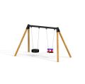 Balançoire double  siège pneu et bébé